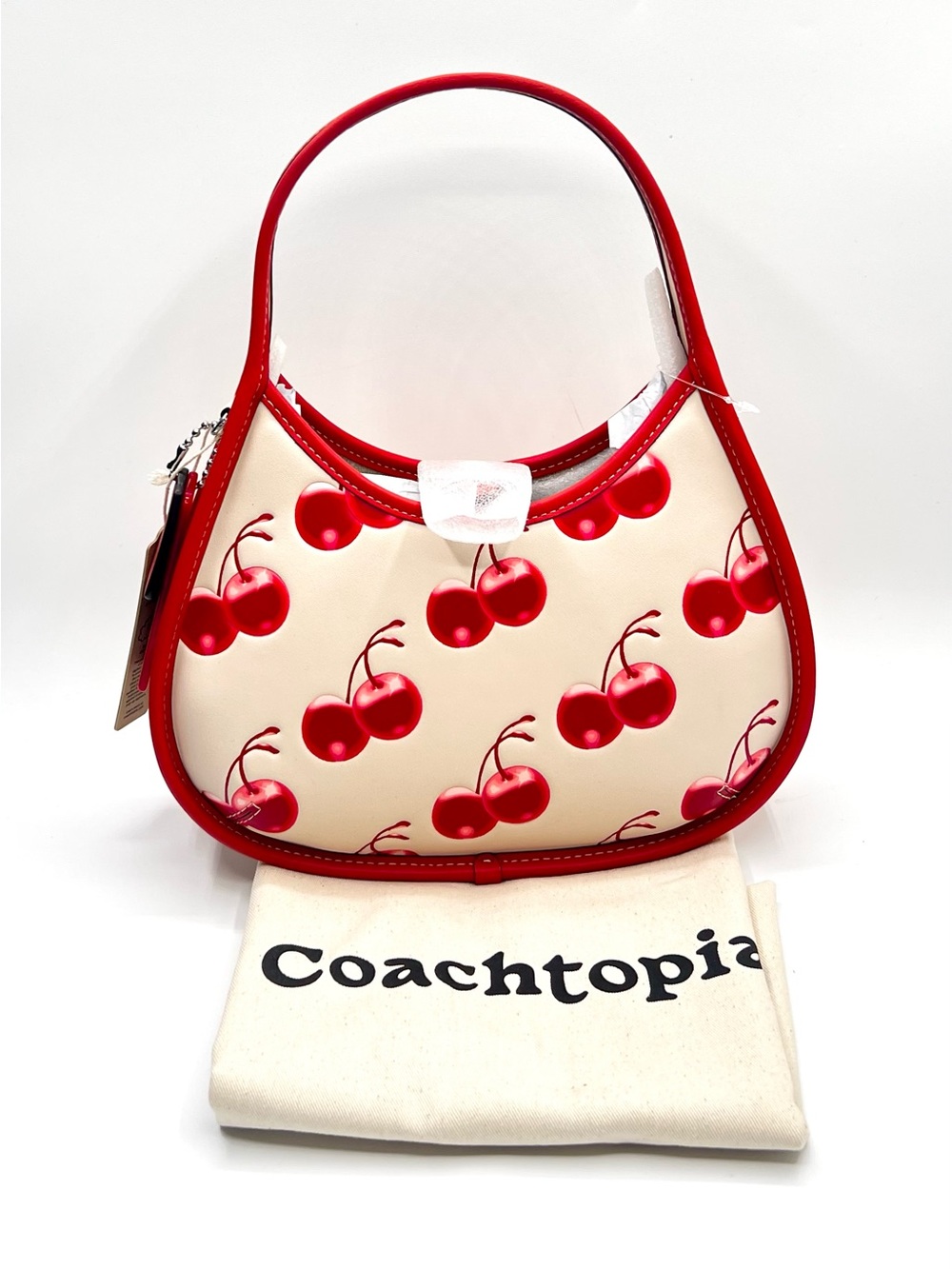 Coach Ergo Bag In Coachtopia
Leather With Cherry Print - NWT